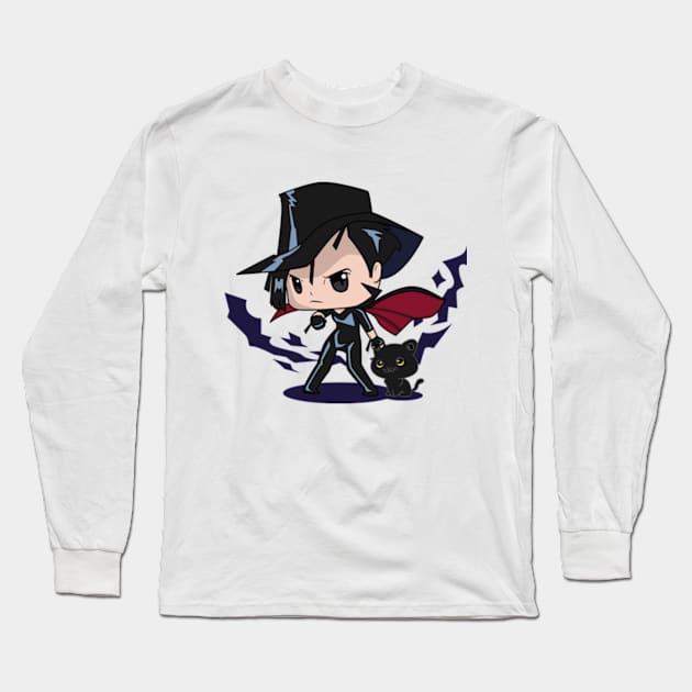 CyberChibi Long Sleeve T-Shirt by Plan8